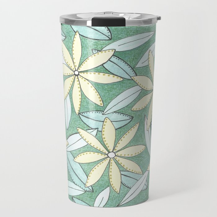 Yellow flowers. Travel Mug