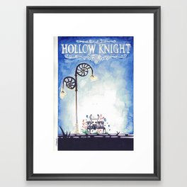 Hollow knight poster Framed Art Print