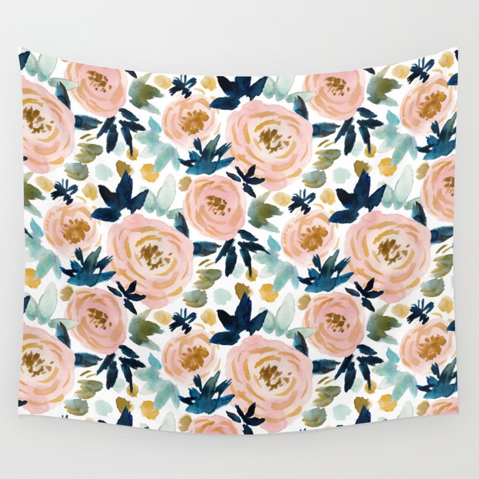 BIG NEWS Bold Floral Wall Tapestry