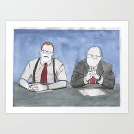 Office Space - "The Bobs" Art Print