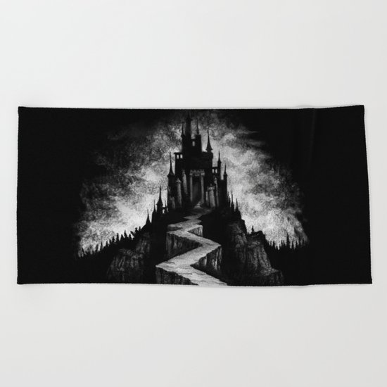 Vampire Castle Beach Towel