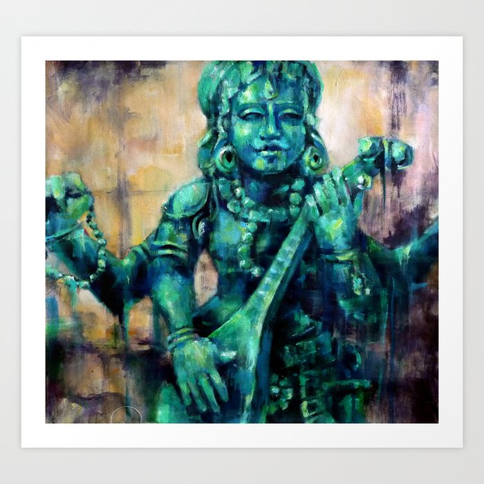 Saraswati Art Print