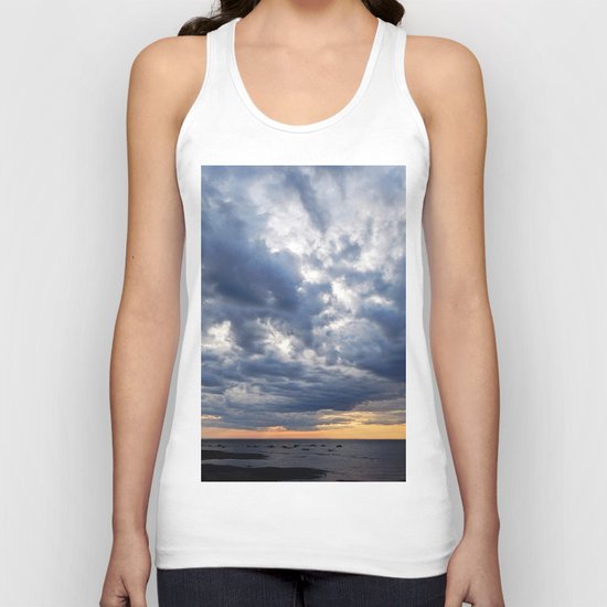 Clouds on the Sea Unisex Tank Top