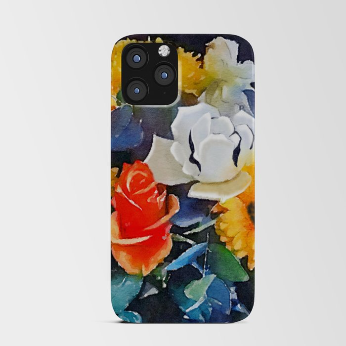 Bright Flowers iPhone Card Case