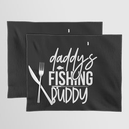 Daddy's Fishing Buddy Cute Kids Hobby Placemat