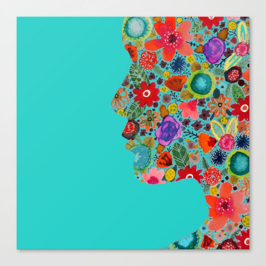 dream on, little flower Canvas Print