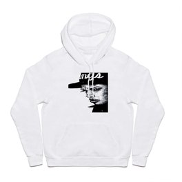 Hip-Hop Series: Eazy Hoody | Black and White, Illustration, People, Music 