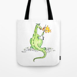 Dinosaur S'Mores Children's Art Tote Bag