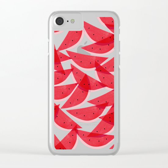 Watermelon Clear iPhone Case