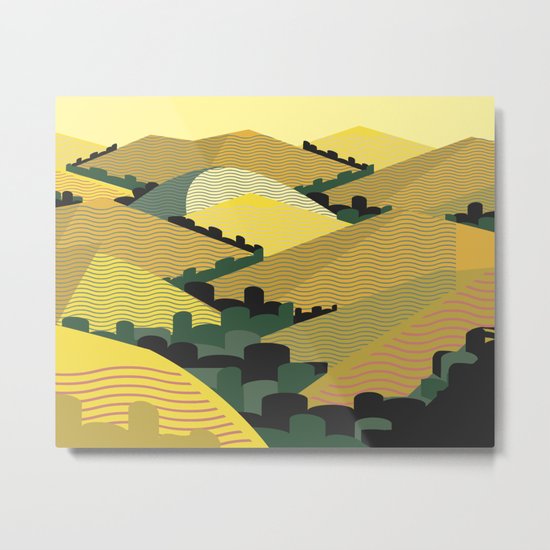 California Hills Metal Print