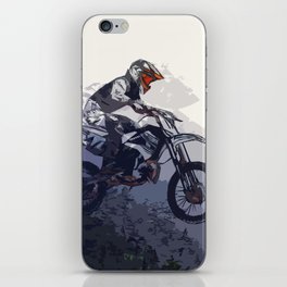 Mountain Run - Motocross Racer iPhone Skin