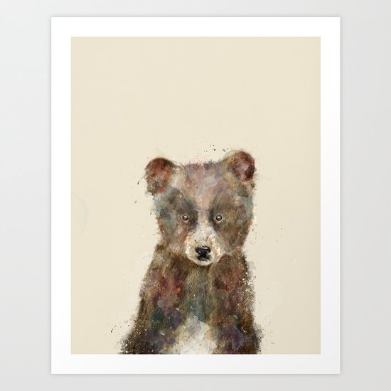 little brown bear Art Print