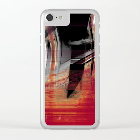 centered knife Clear iPhone Case