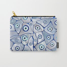 Mother of pearl Evil Eye Pattern Carry-All Pouch