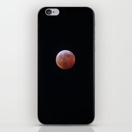 Red blood moon iPhone Skin