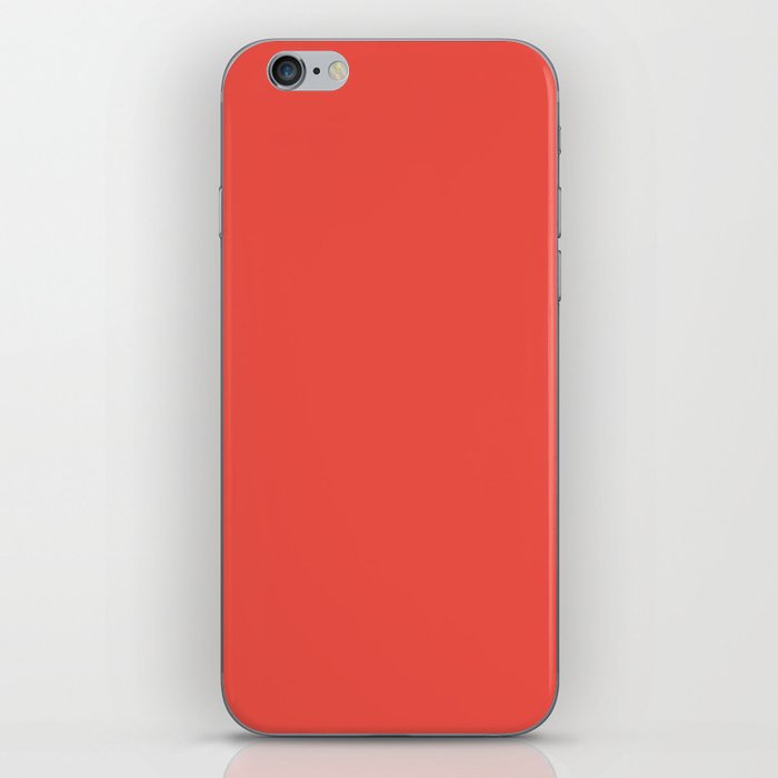 Overwhelming Red iPhone Skin