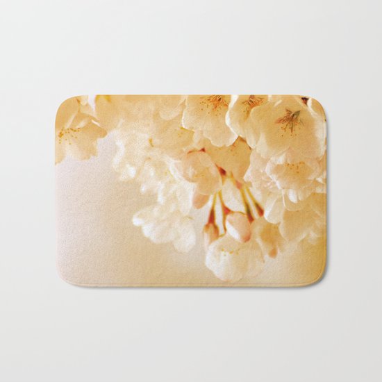 Pastel Blossoms Bath Mat