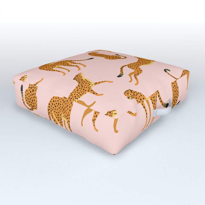 Leopard pattern Outdoor Floor Cushion