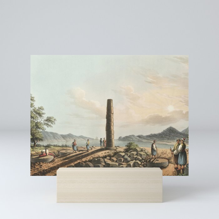 Ruins of the Temple of Juno in Samos from Views in the Ottoman Dominions, in Europe, in Asia, and so Mini Art Print