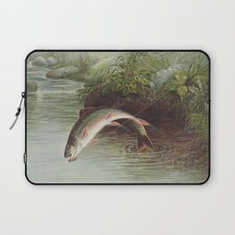 Leaping Brook Trout Laptop Sleeve