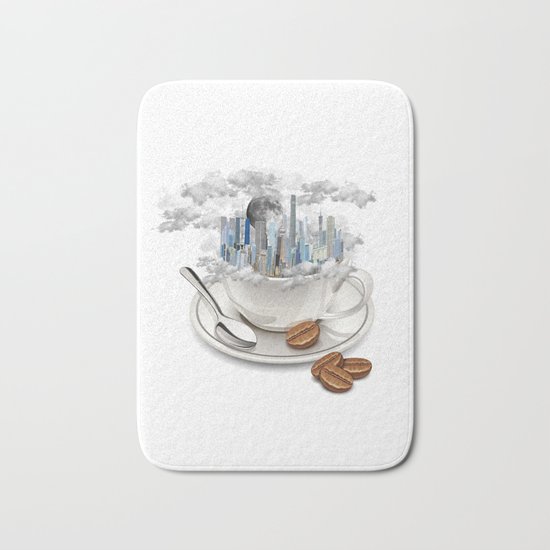 Coffe City Bath Mat