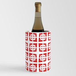 Mid Century Modern Pattern 281 Red Wine Chiller