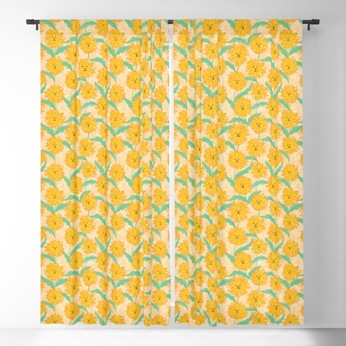 Cheery Dandelions Blackout Curtain