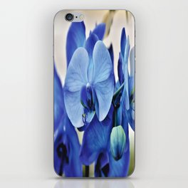 Blue Orchids iPhone Skin