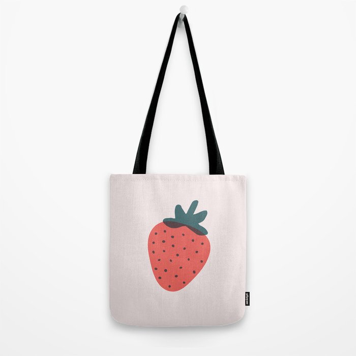 Strawberries Tote Bag by finka | Society6