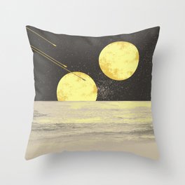The Arrival: sci-fi worlds Throw Pillow