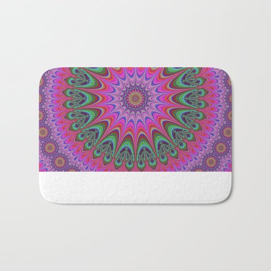 Mandala ornament Bath Mat