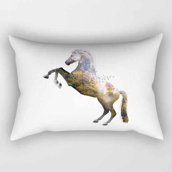 Horse view VI Rectangular Pillow