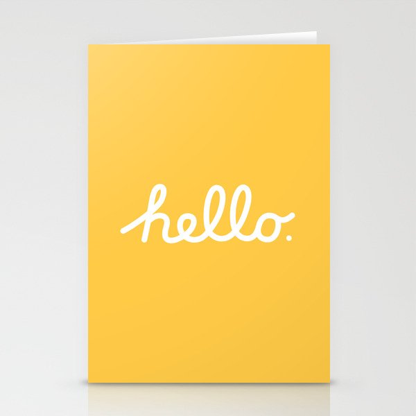 Hello: The Macintosh Office (Yellow) Stationery Cards