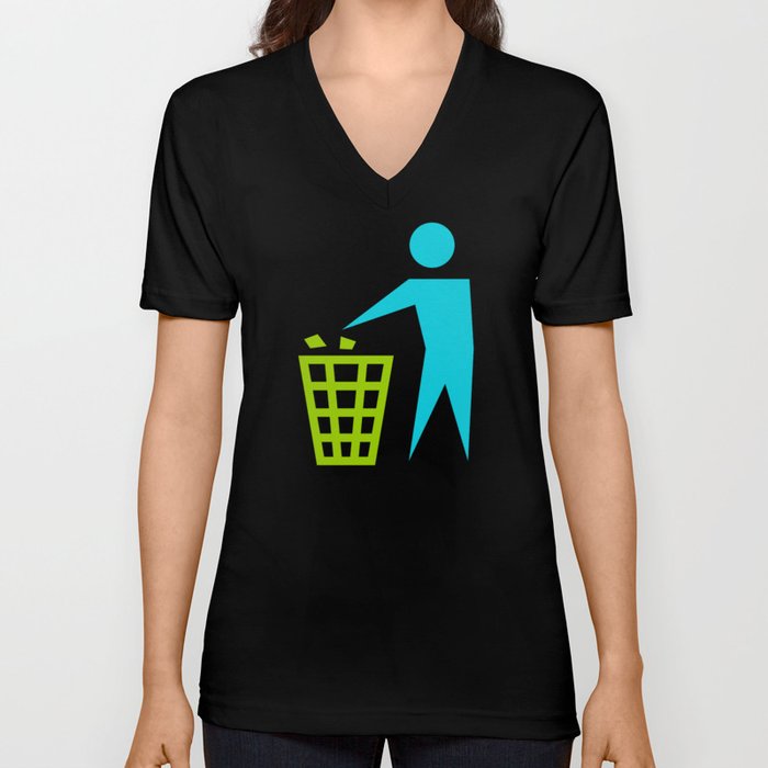 EnvironmentalProtection Make earth green V Neck T Shirt
