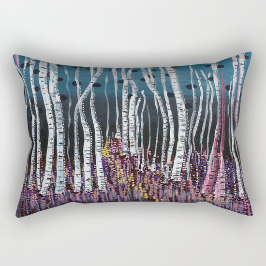 :: Pink Moss :: Rectangular Pillow