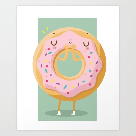 Donut Art Print