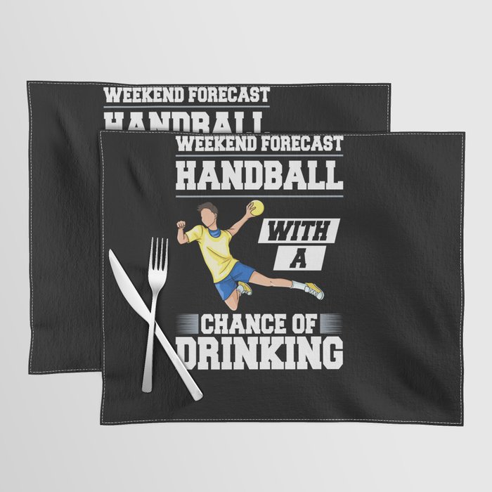 Handball Game Ball Player Rules Court Team Placemat