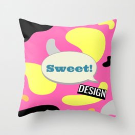 Sweet Design II Throw Pillow