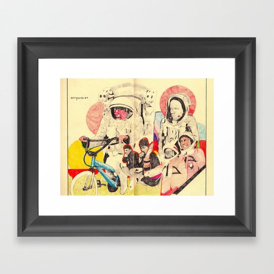 spacemen Framed Art Print