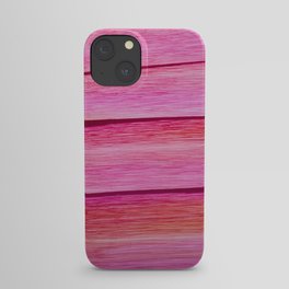 Abstract painting with fuchsia and pink colors iPhone Case
