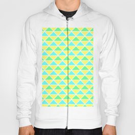 Triangle pattern – Mint blue yellow Hoody