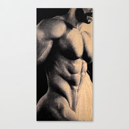 Grained - NOODDOOD Painting Canvas Print