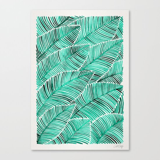 Tropical Turquoise Canvas Print