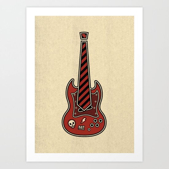 School of Rock Art Print