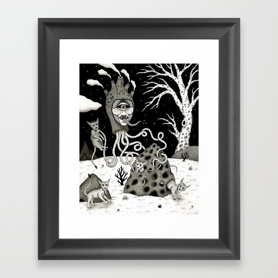 Hide and Seek Framed Art Print