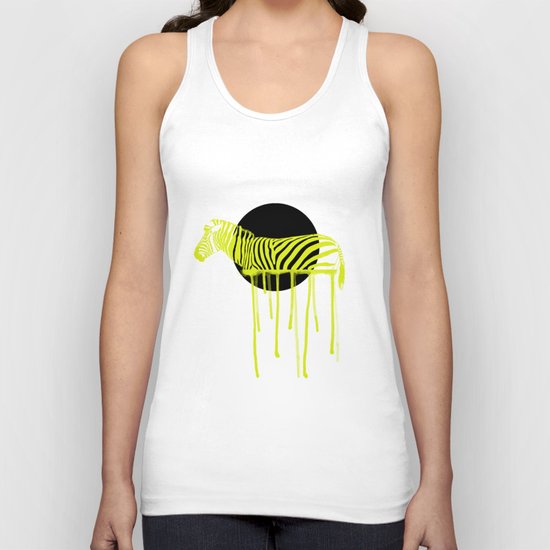 Zebra Unisex Tank Top
