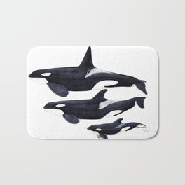 Orca (Orcinus orca) Bath Mat