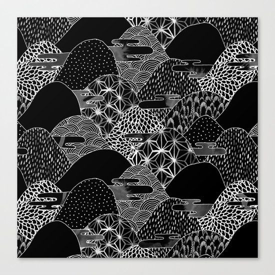 Cosmic Mountains II Canvas Print