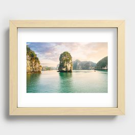 Halong Bay Fine Art Print  • Travel Photography • Wall Art Recessed Framed Print