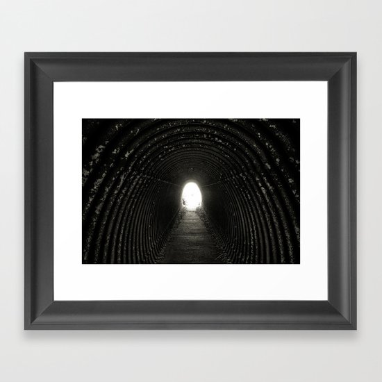 Tunnel Framed Art Print